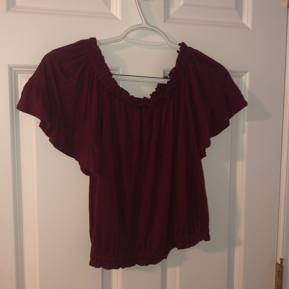 LF Emma & Sam Ruffle Crop Top